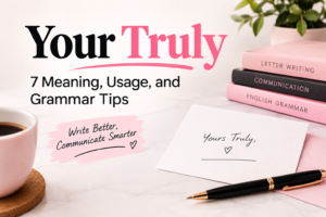 Your Truly: Meaning, Usage, Examples, and Common Mistakes